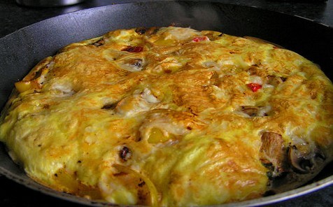 recettes corses, omelette à la paysanne