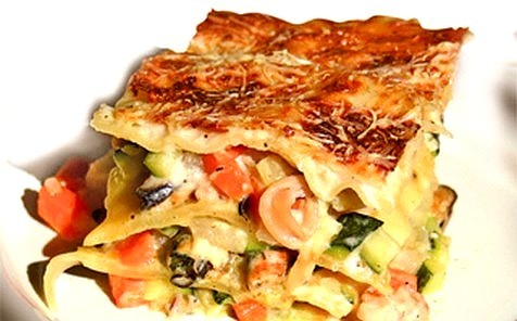 recettes corses, lasagnes aux fruits de mer