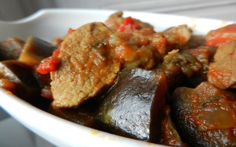 recettes corses, Veau aux aubergines