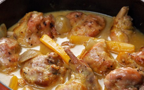 recettes corses, Lapin a la corse