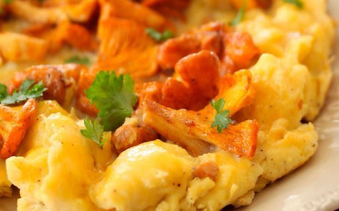 recettes corses, omelette aux girolles