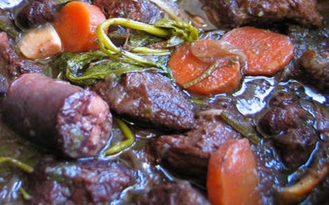 Daube de boeuf et figatellu