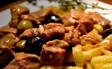 recettes corses, veau aux olives